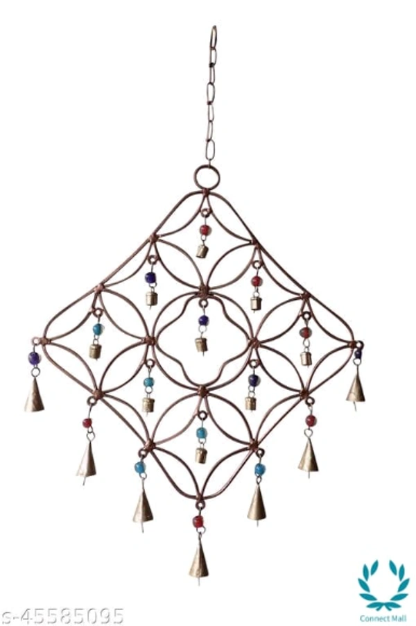 Haq-Square Windchime - L XHX B:( 9.5 X1 X20)inch, Handicraft, Pack of 1 